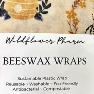 Reusable Beeswax Wraps - Two Pack