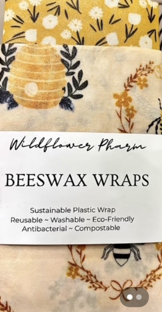Reusable Beeswax Wraps - Two Pack